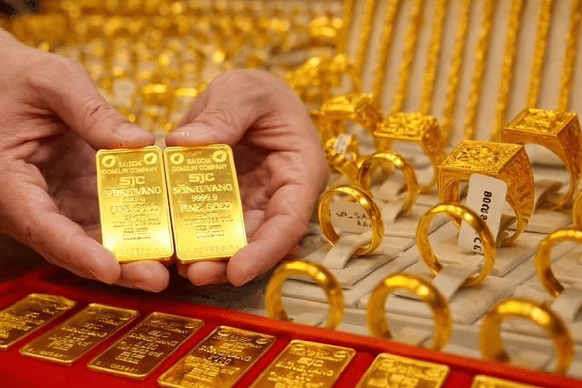Giá vàng SJC, vàng nhẫn trơn chiều ngày 18/4