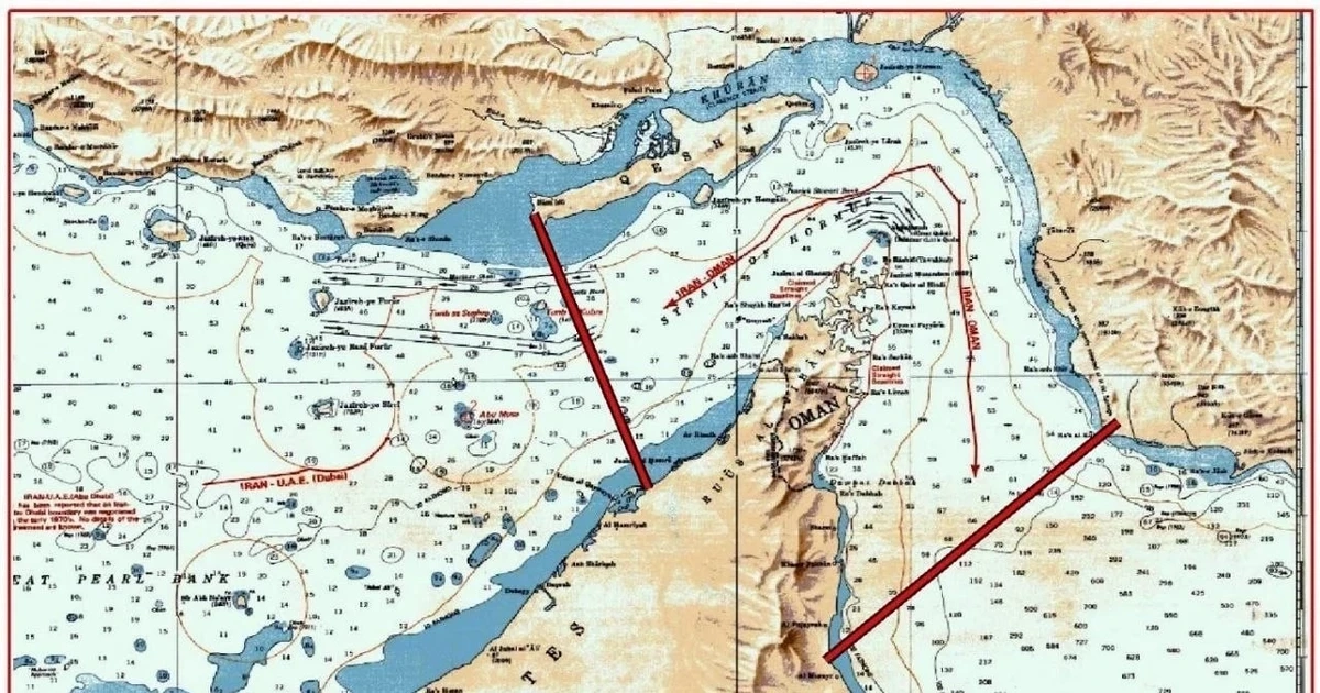 Iran công bố vùng kiểm soát mới ở eo biển Hormuz Iran công bố vùng kiểm soát mới ở eo biển Hormuz