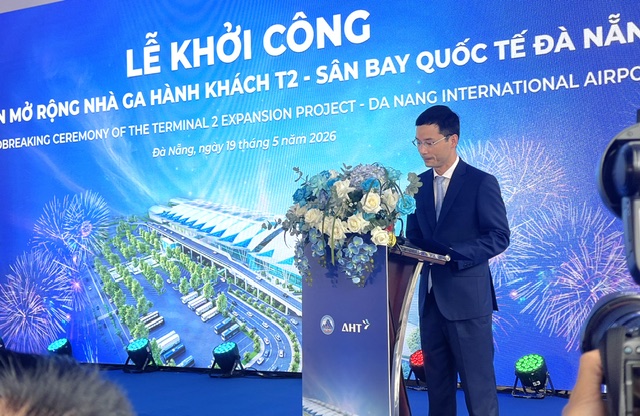Khởi công Dự án mở rộng Nhà ga T2 Sân bay quốc tế Đà Nẵng, tổng vốn đầu tư gần 1.500 tỷ