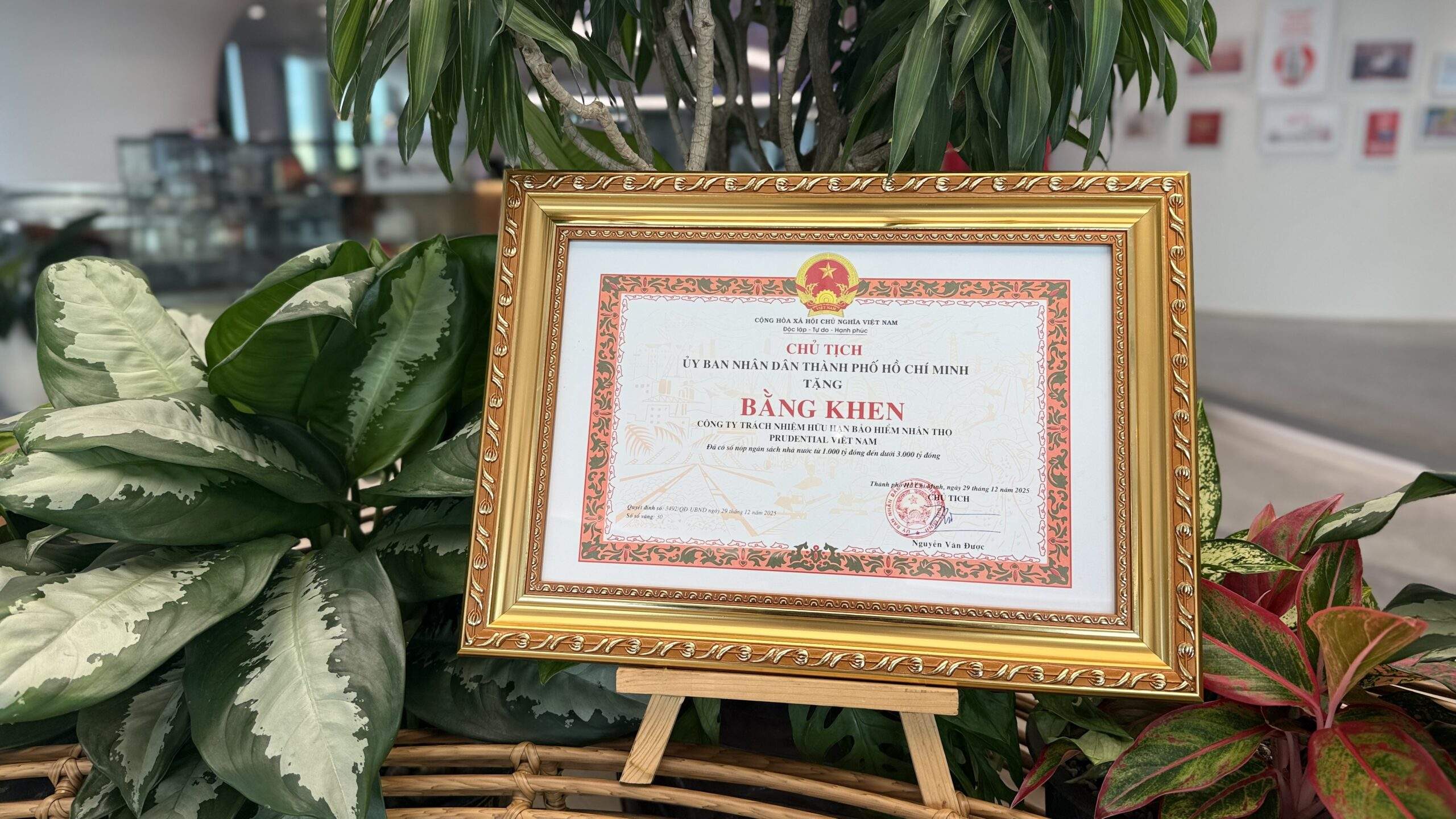 Prudential Việt Nam nhiều năm góp mặt trong nhóm doanh nghiệp đóng góp ngân sách lớn tại TP.HCM Prudential Việt Nam nhiều năm góp mặt trong nhóm doanh nghiệp đóng góp ngân sách lớn tại TP.HCM