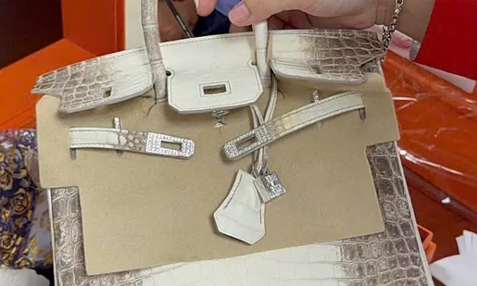 Two Hermes handbags seized from death row tycoon Truong My Lan auctioned for 6K