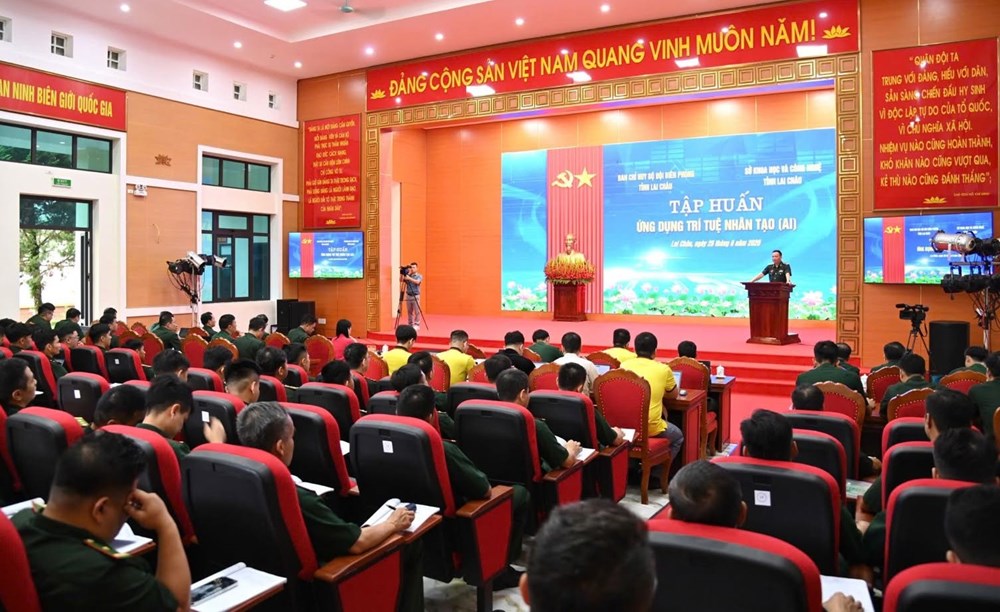 Nâng cao kĩ năng ứng dụng AI cho Bộ đội Biên phòng Lai Châu