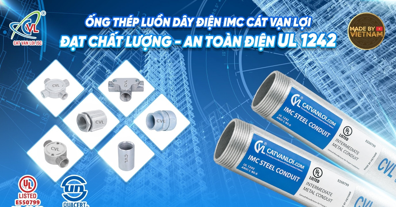 Ống luồn dây điện IMC vươn ra biển lớn với chứng chỉ UL Listed Ống luồn dây điện IMC vươn ra biển lớn với chứng chỉ UL Listed