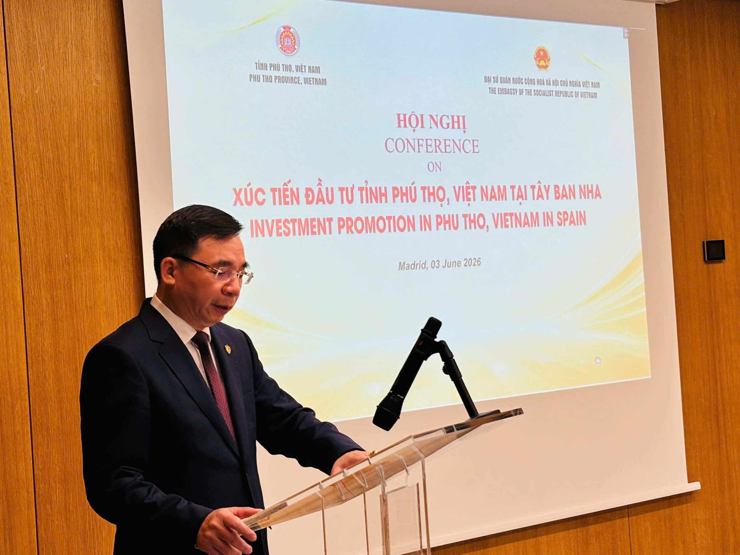 Phú Thọ kêu gọi Tây Ban Nha đầu tư vào 4 lĩnh vực then chốt