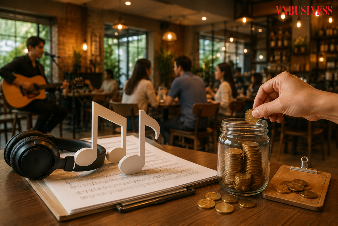Quán cà phê, nhà hàng sẽ trả phí bản quyền âm nhạc ra sao?