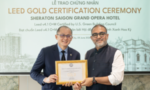 Sheraton Saigon Grand Opera Hotel achieves LEED Gold certification