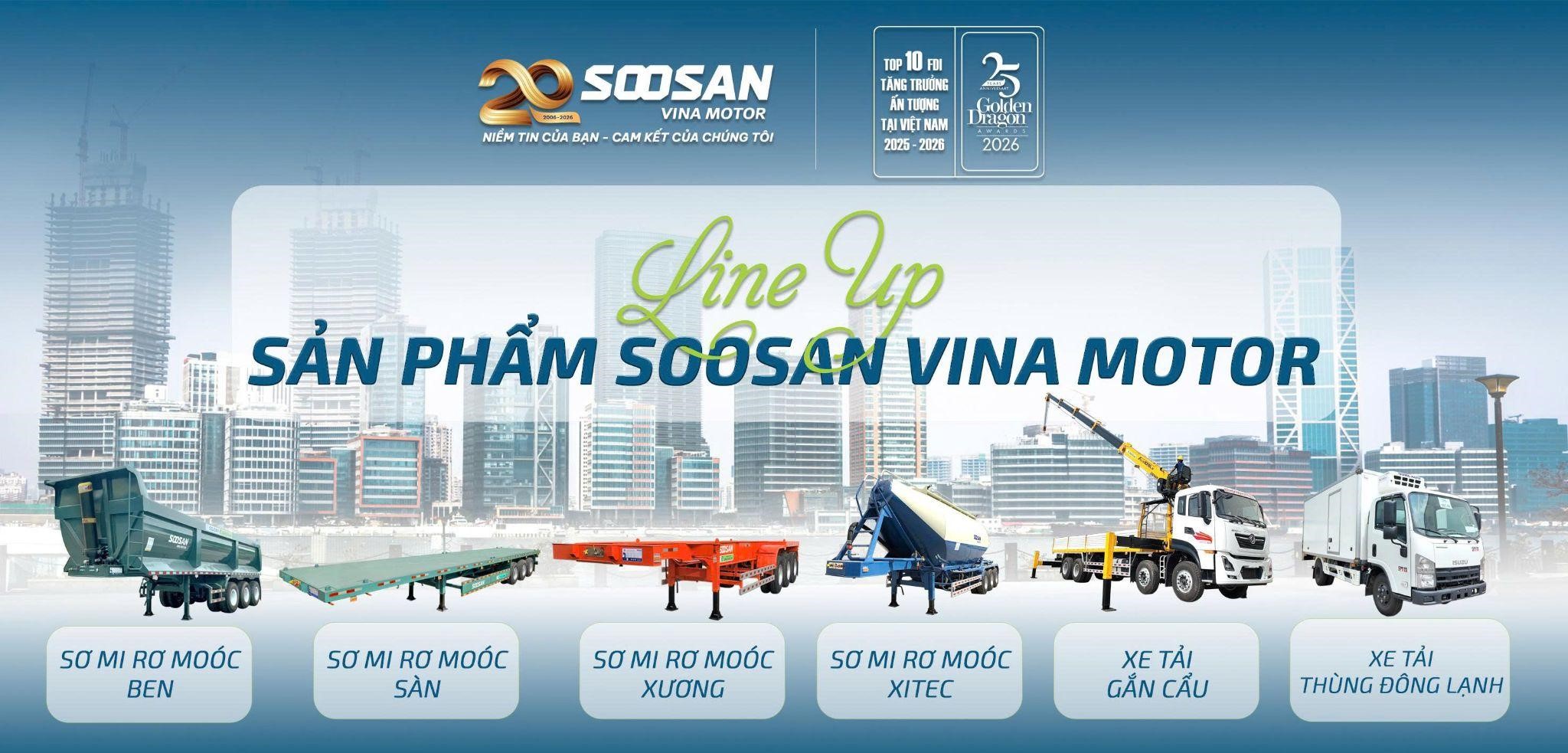 Soosan Vina Motor – Dấu ấn 20 năm phát triển, khẳng định vị thế thương hiệu tại Việt Nam Soosan Vina Motor – Dấu ấn 20 năm phát triển, khẳng định vị thế thương hiệu tại Việt Nam