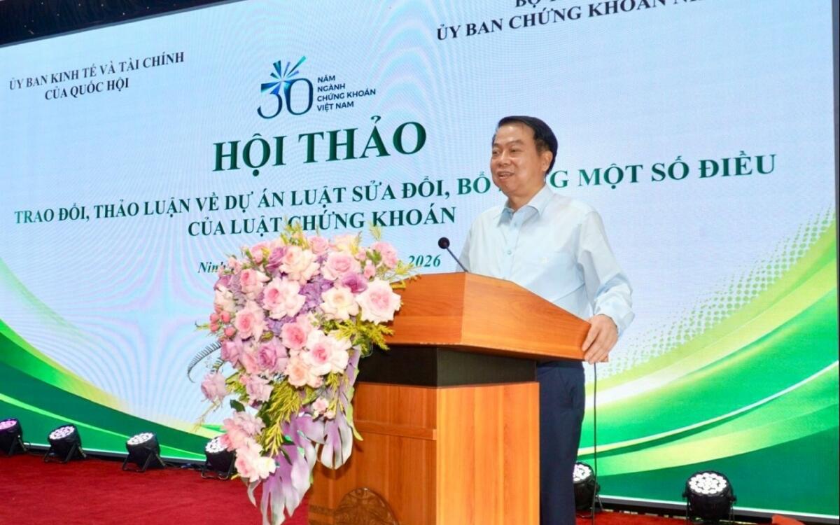 Sửa Luật Chứng khoán: Hoàn thiện thể chế để thúc đẩy đổi mới và chuyển đổi số
