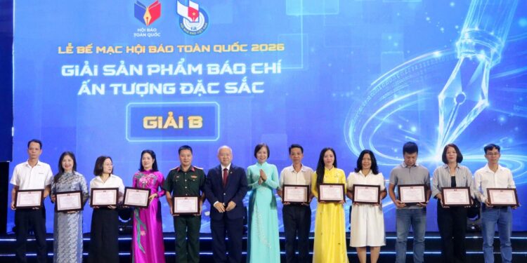 Tạp chí Kinh tế Việt Nam đạt 2 giải thưởng tại Hội báo toàn quốc 2026