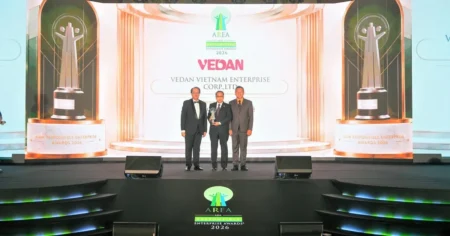 Vedan Việt Nam đạt giải thưởng Doanh nghiệp Trách nhiệm châu Á 2026 Vedan Việt Nam đạt giải thưởng Doanh nghiệp Trách nhiệm châu Á 2026