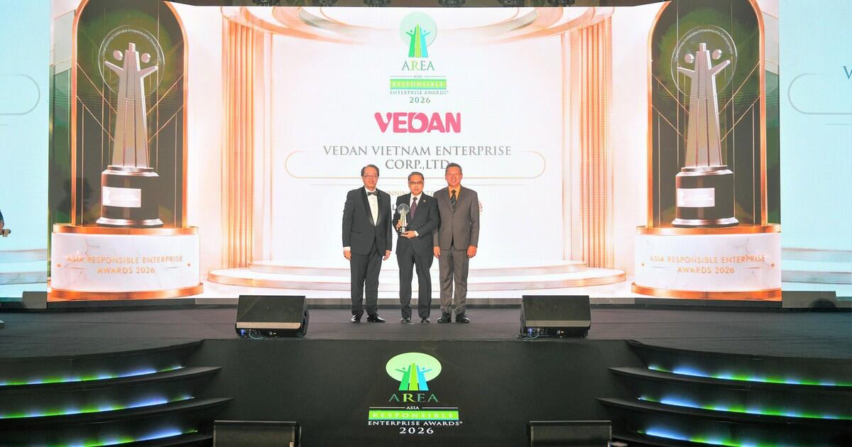 Vedan Việt Nam đạt giải thưởng Doanh nghiệp Trách nhiệm châu Á 2026