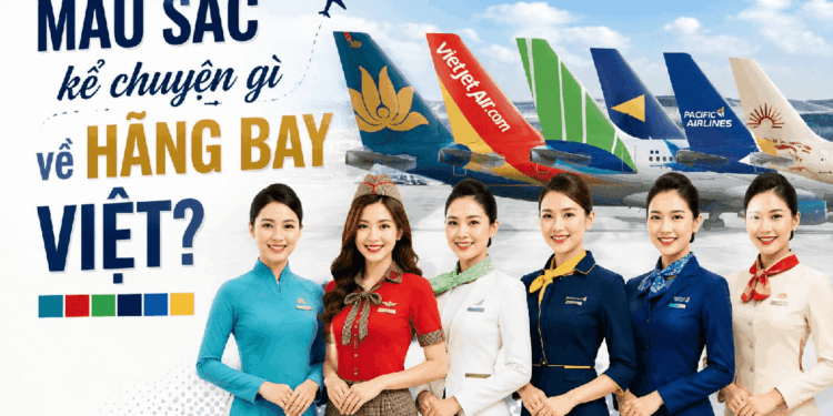Vì sao Vietnam Airlines chọn xanh ngọc, Vietjet gắn với màu đỏ? Vì sao Vietnam Airlines chọn xanh ngọc, Vietjet gắn với màu đỏ?