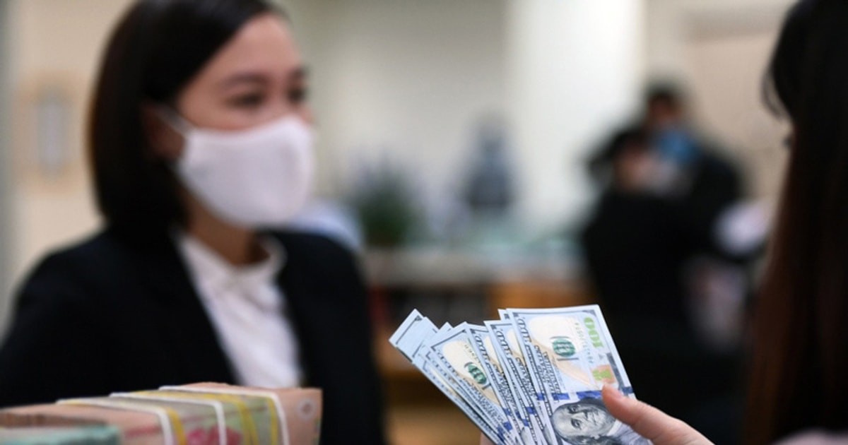 Tỷ giá trung tâm tăng 10 đồng