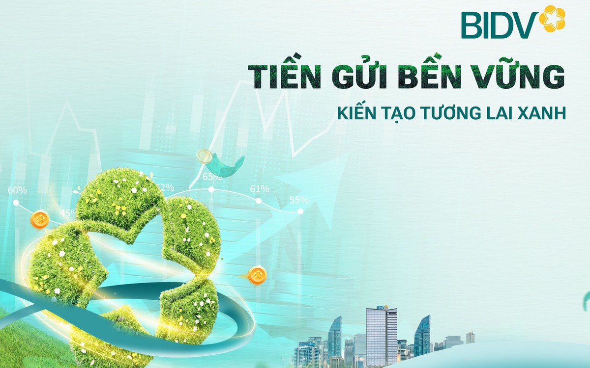 Giá trị vượt trội từ sản phẩm “Tiền gửi bền vững” của BIDV