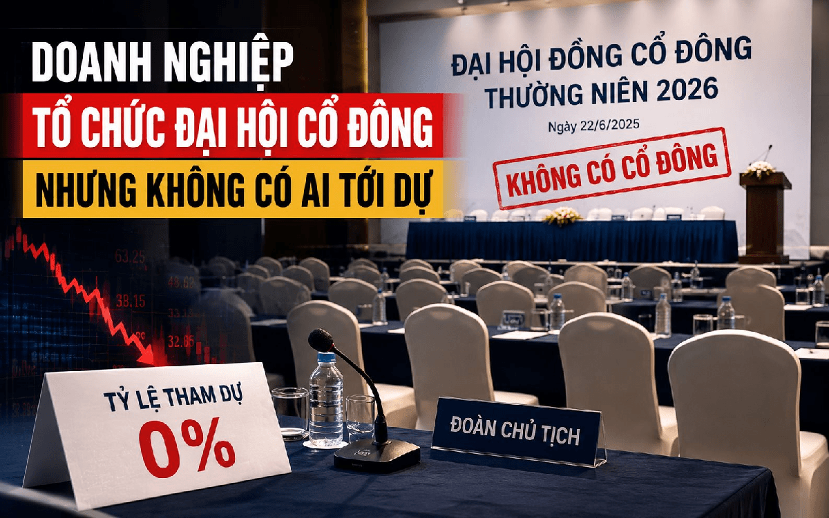 công ty có doanh thu bằng 0, không ai đến dự đại hội cổ đông, giá cổ phiếu 1.300 đồng