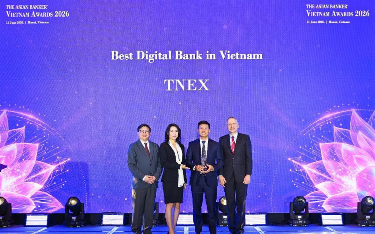 TNEX đạt giải thưởng Ngân hàng số tốt nhất Việt Nam 2026 TNEX đạt giải thưởng Ngân hàng số tốt nhất Việt Nam 2026