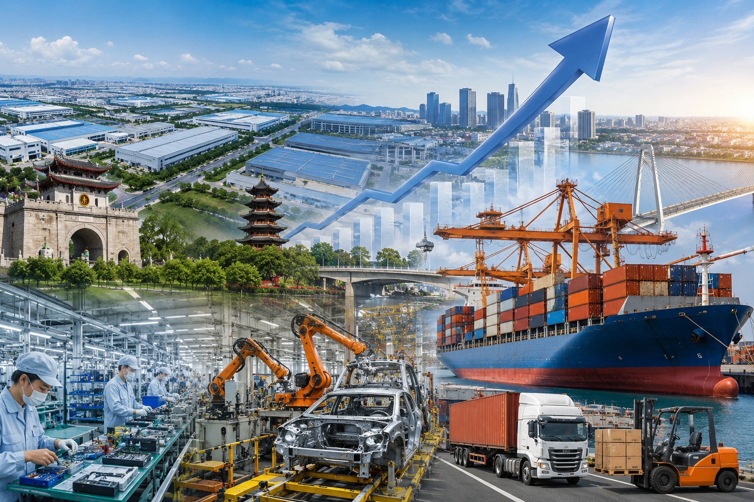 Bắc Ninh dẫn đầu xuất khẩu, khẳng định vị thế cực tăng trưởng công nghiệp Bắc Ninh dẫn đầu xuất khẩu, khẳng định vị thế cực tăng trưởng công nghiệp