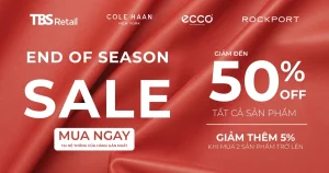 End of Season Sale: Ưu đãi đến 50%