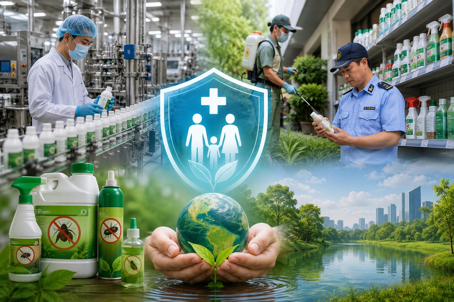 Hướng tới bảo vệ sức khỏe cộng đồng và môi trường Hướng tới bảo vệ sức khỏe cộng đồng và môi trường
