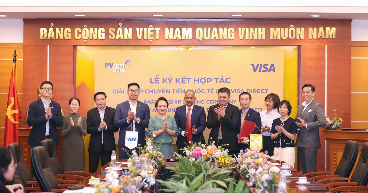 PVcomBank và Visa ký kết hợp tác triển khai giải pháp chuyển tiền qua Visa Direct PVcomBank và Visa ký kết hợp tác triển khai giải pháp chuyển tiền qua Visa Direct