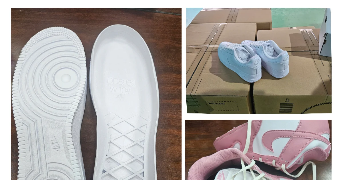 Phát hiện nhà máy sản xuất gần 50.000 đôi giày Nike giả, đã xuất 11 container sang Mỹ Phát hiện nhà máy sản xuất gần 50.000 đôi giày Nike giả, đã xuất 11 container sang Mỹ