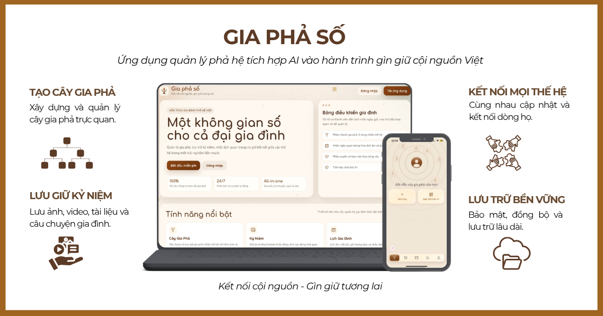 Sinh viên phát triển ứng dụng AI số hóa gia phả, lưu giữ cội nguồn Việt