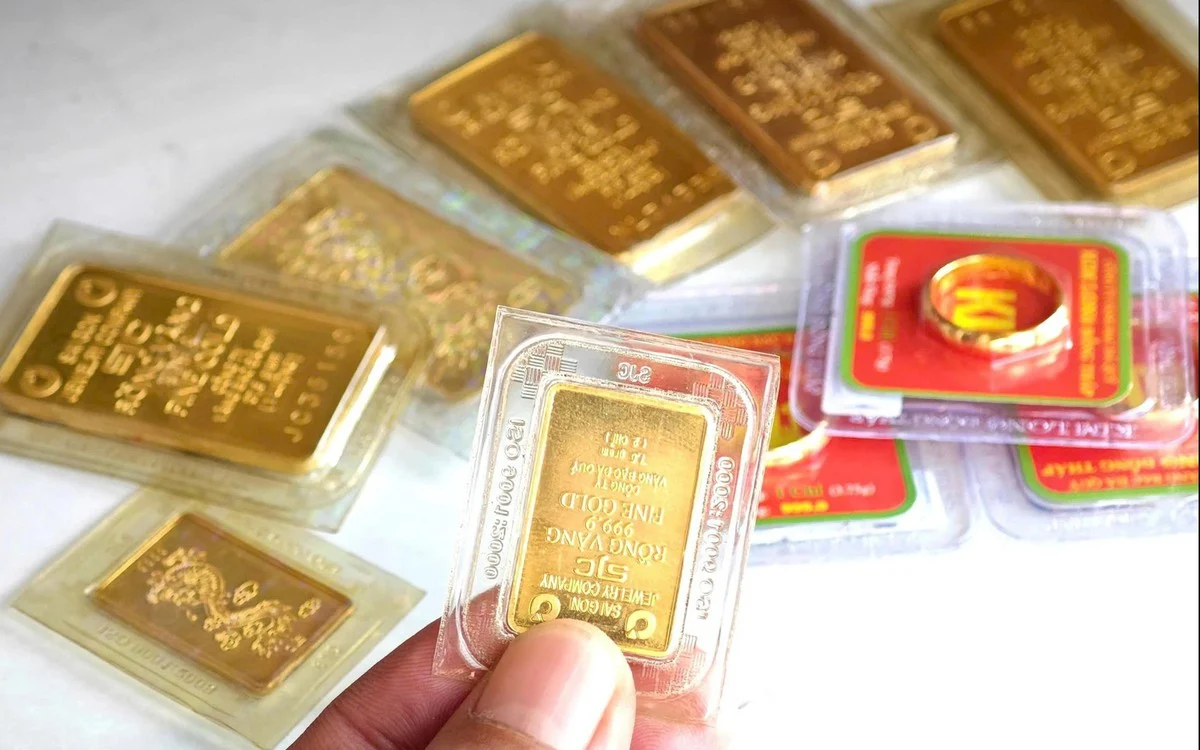 Giá vàng nhẫn trơn, vàng miếng chiều tối 25/7 tại SJC, PNJ, DOJI, Bảo Tín Minh Châu và Bảo Tín Mạnh Hải